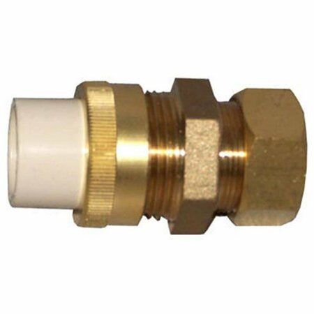 GENOVA PRODUCTS 53034Z 0.5 in. Slip x Brass Compression Union 123778